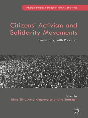 cover image of Citizens' Activism and Solidarity Movements